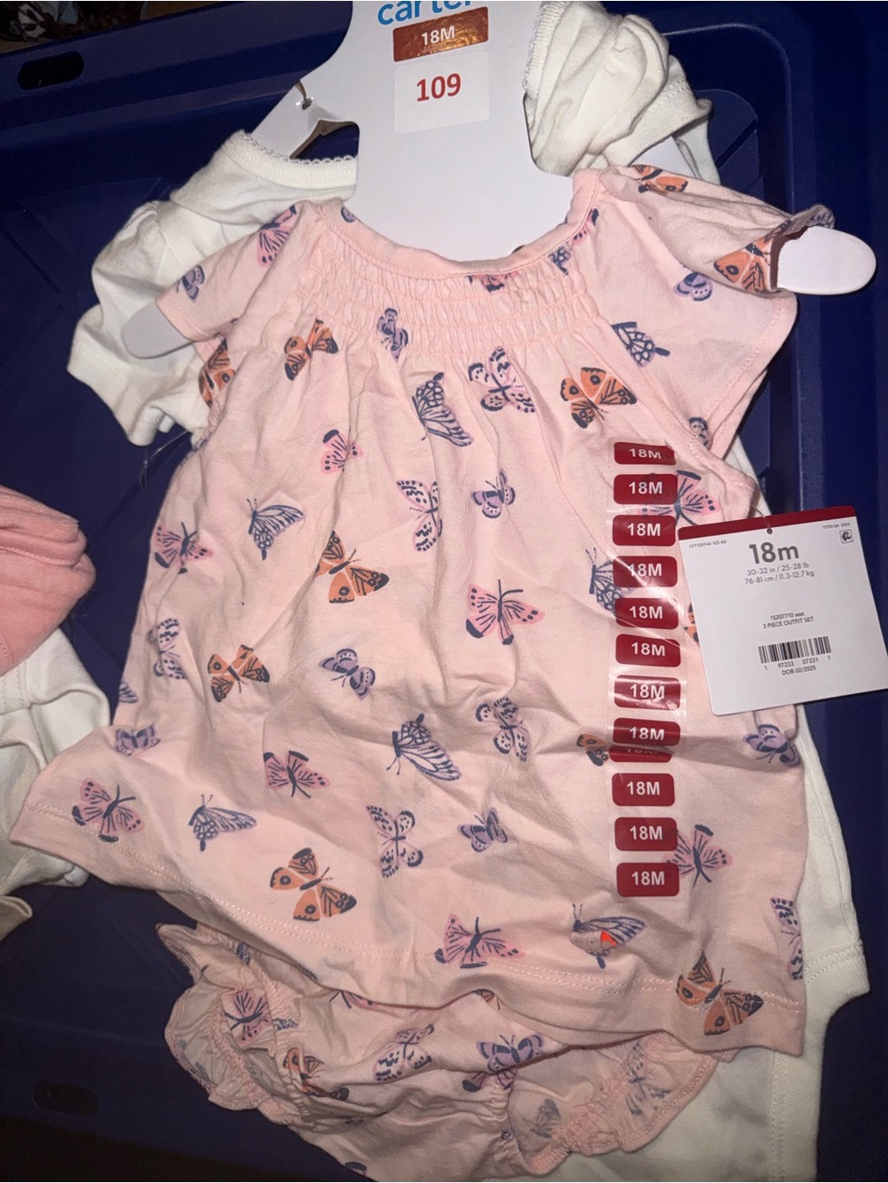 Girls 3 piece carters outfit